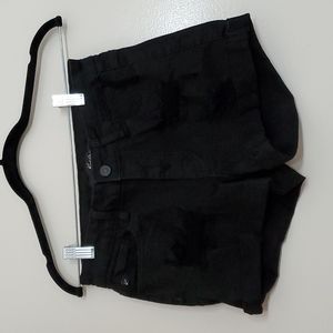 KanCan Black Jean Shorts